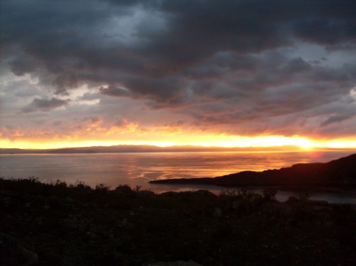 Sun Set Titicaca